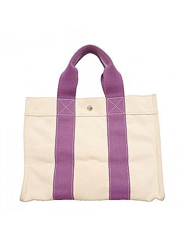 Hermès Hermes Bora Canvas Tote Bag, Purple, Women's (view 1)
