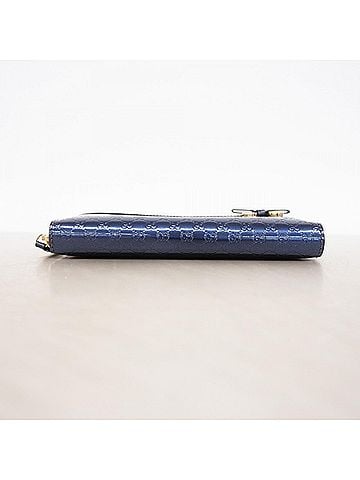 Gucci Gucci long wallet, Microguccissima 307997, enamel blue champagne, women's. (view 2)