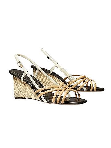Tory Burch Multi Strap Espadrille Wedge Wedges (view 1)