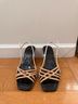 Tory Burch Tan White Wedges Size 7 1/2 - photo 3