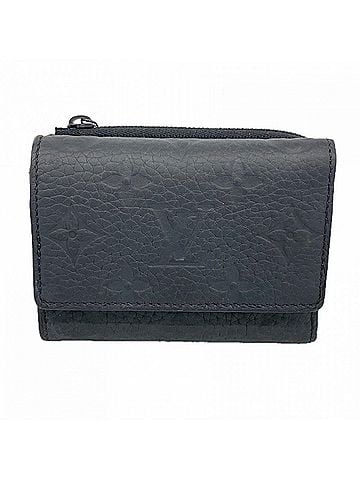 Louis Vuitton Louis Vuitton Tri-fold Wallet Monogram Empreinte Portefeuille Pilot M82556 Noir (Women's) (view 1)