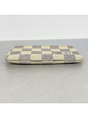 Louis Vuitton Louis Vuitton Damier Azur Pochette Clé N62659 White Women's Wallet/Coin Case (view 2)