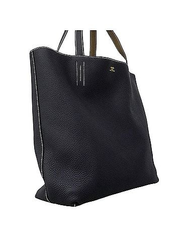 Hermès Hermes Double Sens Tote Bag, Taurillon Clemence Leather, Etoupe Blue Nuit, Z Stamp, Women's. (view 2)