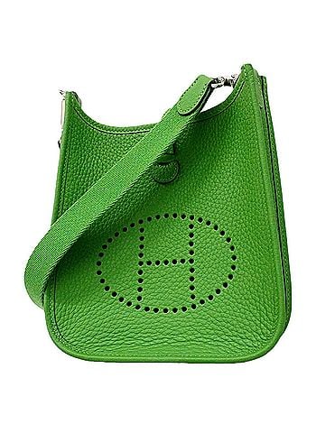 Hermès Hermes Shoulder Bag Evelyne TPM Taurillon Clemence Vert Yucca G Stamp Women's (view 1)