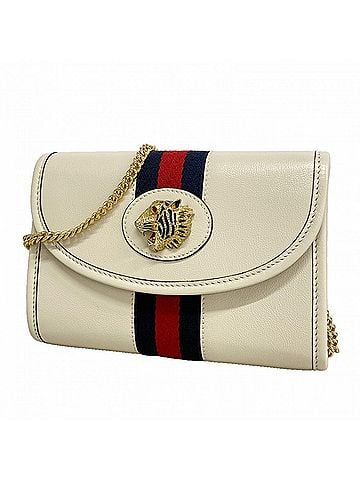 Gucci Gucci Raja Shoulder Bag 573797 Leather White Women's (view 1)