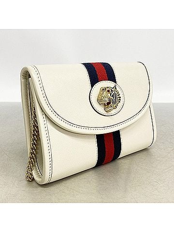 Gucci Gucci Raja Shoulder Bag 573797 Leather White Women's (view 2)