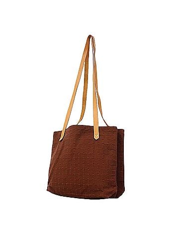 Hermès Hermes tote bag, Amedabacaba de Poche, canvas, brown, women's. (view 1)