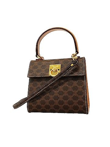 Céline Celine Macadam Brown 2-way handbag for women (view 1)