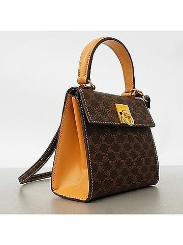 Céline Celine Macadam Brown 2-way handbag for women (view 2)