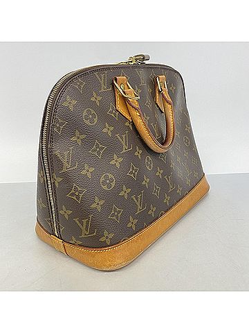 Louis Vuitton Louis Vuitton Alma Monogram Handbag M51130 Brown Women's (view 2)