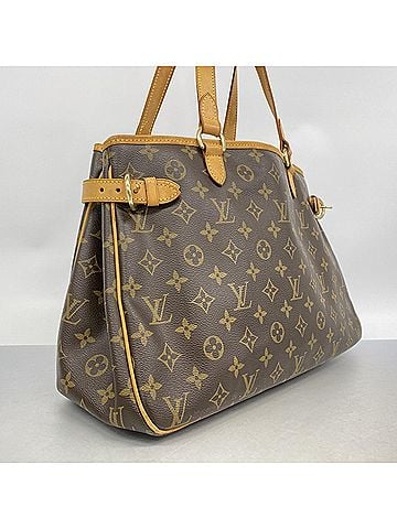 Louis Vuitton Louis Vuitton Monogram Batignolles Horizontal Tote Bag M51154 Brown Women's (view 2)