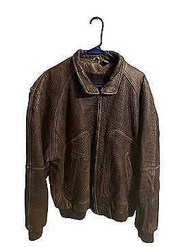 Context Bomber Leather Jacket (view 1)