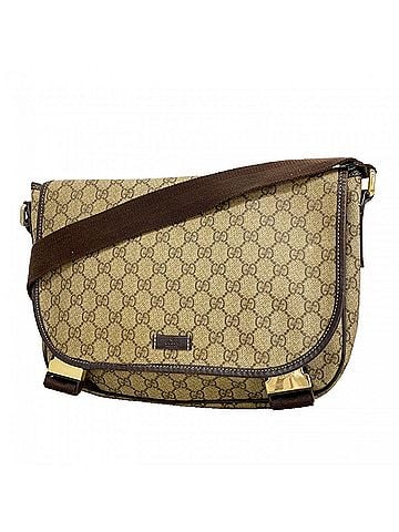 Gucci Gucci GG Supreme Shoulder Bag 201732 Brown Champagne Women's (view 1)