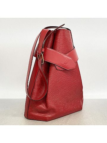 Louis Vuitton Louis Vuitton Epi Sac Depaule GM Shoulder Bag M80197 Castilian Red Women's (view 2)