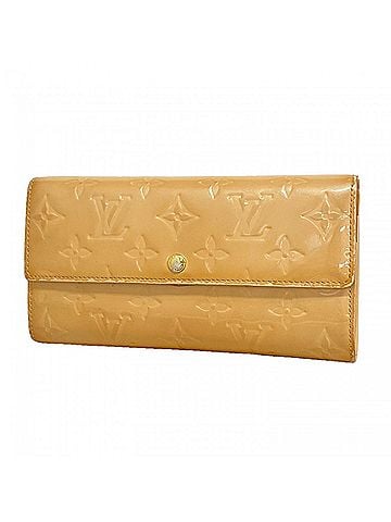 Louis Vuitton Louis Vuitton Vernis Portefeuille Sarah Long Wallet M91522 Rose Florentine Women's (view 1)