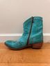 Liberty Black 100% Leather Blue Green Ankle Boots Size 9 1/2 - photo 11