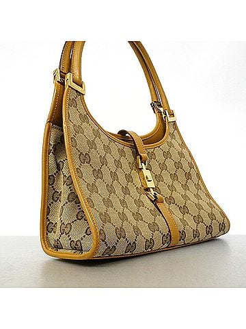 Gucci Gucci GG Canvas Jackie Handbag 002 1068 Beige Brown Women's (view 2)