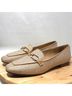 Tahari Women’s Beige Patterned Gold Tone Slip On Vegan Loafers Flats - photo 7