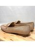 Tahari Women’s Beige Patterned Gold Tone Slip On Vegan Loafers Flats - photo 8