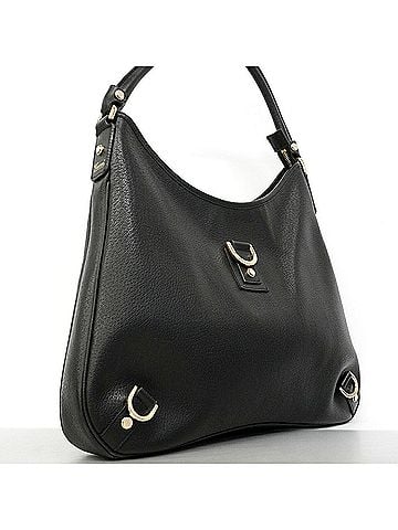 Gucci Gucci Abbey Shoulder Bag 130737 Leather Black Champagne Women's (view 2)
