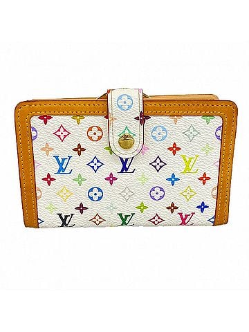 Louis Vuitton Louis Vuitton Monogram Multicolor Portemonnaie Viennois Wallet M92987 Blanc (Women's) (view 1)