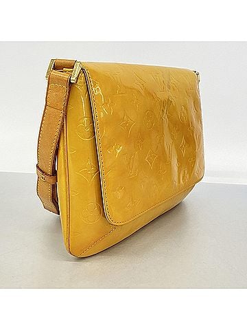 Louis Vuitton Louis Vuitton Vernis Thompson Street Shoulder Bag M91008 Beige Women's (view 2)