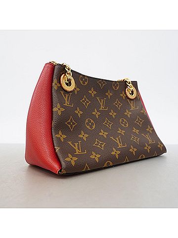 Louis Vuitton Louis Vuitton Monogram Surenne BB Shoulder Bag M43776 Brown Cerise Women's (view 2)