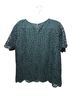 Philosophy 100% Polyester 100% Polyester 100% Polyester Solid Teal Short Sleeve Blouse Size XL - photo 2