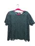 Philosophy 100% Polyester 100% Polyester 100% Polyester Solid Teal Short Sleeve Blouse Size XL - photo 1