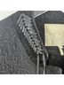 Maje Jacquard Black Coat Size S - photo 5