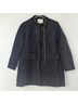 Maje Jacquard Black Coat Size S - photo 7