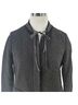 Maje Jacquard Black Coat Size S - photo 4