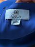 CeCe 100% Polyester Solid Blue Casual Dress Size 4 - photo 3