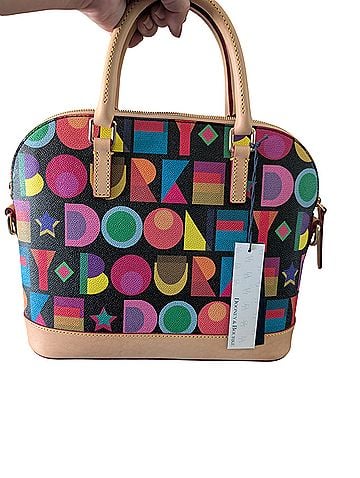Dooney & Bourke Leather Satchel (view 2)