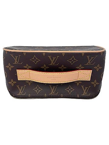 Louis Vuitton Louis Vuitton Monogram Toiletry Pouch in Brown Leather (view 2)