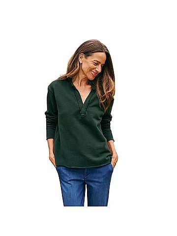 Frank & Eileen Patrick Popover Long Sleeve Top (view 1)