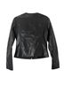Barneys New York 100% Leather 100% Polyester Black Jacket Size S - photo 2