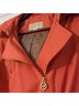 MICHAEL Michael Kors Orange Trenchcoat Size S - photo 4