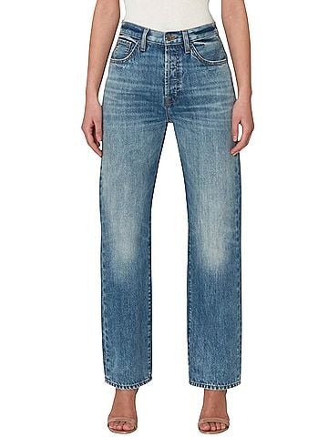 7 For All Mankind Star Panel Easy Straight Jeans (view 1)