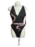 TA3 Snake Print Black One Piece Swimsuit Size XL (petite) - photo 1