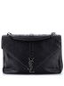 Saint Laurent 100% Leather Black Classic Monogram College Bag Python Embossed Leather Large One size - photo 1