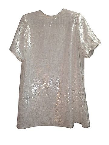 Theory Tee Dress Fluid Sequins Cocktail Dress (view 2)