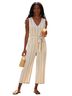 Drew Stripes White Yellow Jumpsuit Size S - photo 1