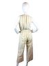Drew Stripes White Yellow Jumpsuit Size S - photo 2