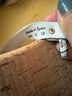 Jack Rogers 100% Leather White Brown Flip Flops Size 8 - photo 8