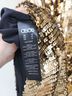 ASOS 100% Polyester Gold Cocktail Dress Size 12 - photo 5