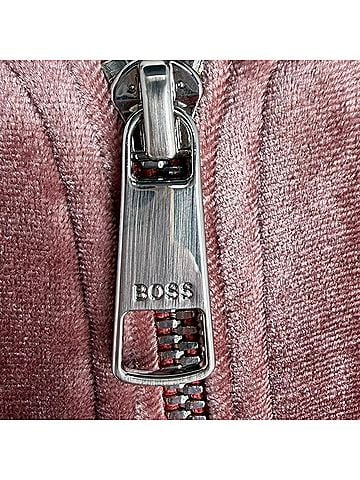 HUGO BOSS Hugo Boss Zip-Up Bomber Jacket in Pink Velvet (view 2)