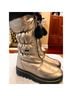 Pajar Gold Black Boots Size 8 1/2 - photo 8