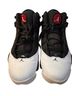 Jordan Black White Red Sneakers Size 9 1/2 - photo 1