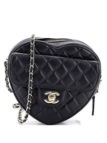 Chanel CC in Love Heart Bag Quilted Lambskin (view 1)